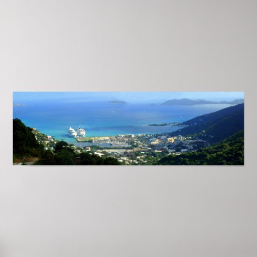 Road Town, Tortola, BVI Poster (Voorkant)