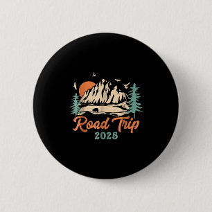 Road Trip 2025 Vakantie Meisjes Trip Adventure Gif Ronde Button 5,7 Cm