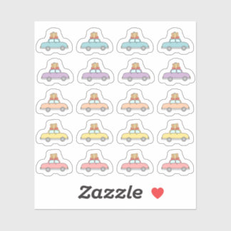 Road Trip Auto Vakantie Tijd Avontuur Bujo Planner Sticker