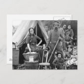 Road Trip burgeroorlog, 1861 Briefkaart (Voorkant / Achterkant)