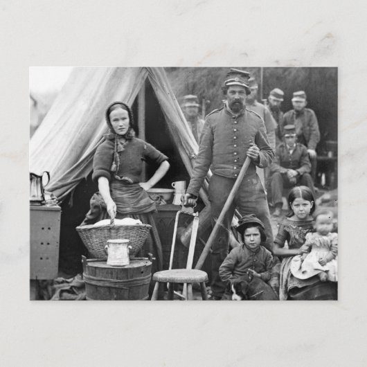 Road Trip burgeroorlog, 1861 Briefkaart (Voorkant)