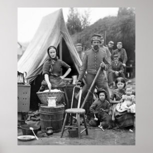 Road Trip burgeroorlog, 1861 Poster