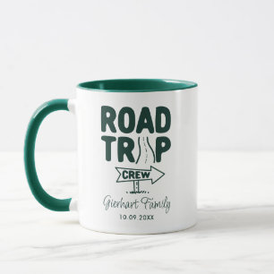 Road Trip Crew Familie vakantie op maat Mok