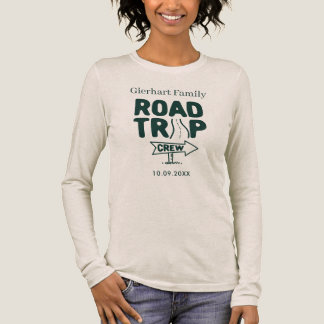 Road Trip Crew jaarlijkse familievakantie Tri-Blend Shirt