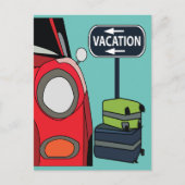 Road Trip Reisvakantie Briefkaart (Voorkant)