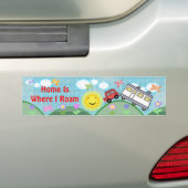 Road Trip Summer Vacation Bumpersticker (Op auto)