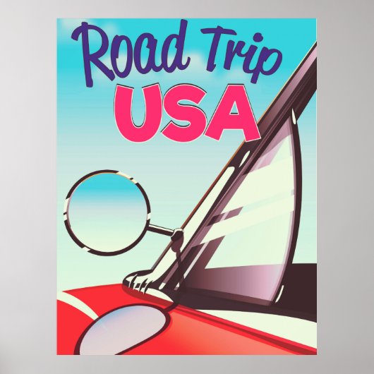Road Trip USA Poster (Voorkant)