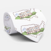 Road Trip USA Stropdas (Opgerold)