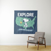 road trippin | Peanuts Explore Wandkleed (In situ)