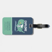 Road Trippin | Peanuts Verkennen Bagagelabel (Achterkant horizontaal)