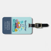 road trippin | Pinda's het is cool om te carpoolen Bagagelabel (Voorkant horizontaal)