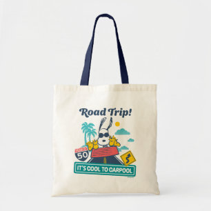 road trippin Pinda's het is cool om te carpoolen Tote Bag
