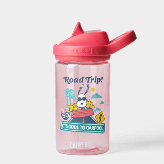 road trippin | Pinda's het is cool om te carpoolen Waterfles (Links)