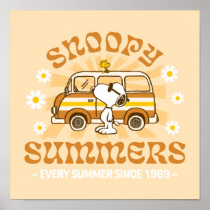 road trippin   Pinda's Snoopy Summers Poster