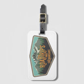 Road Trips & Shenanigans Outdoor Patch Bagagelabel (Voorkant (verticaal))