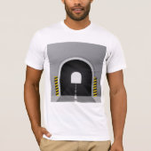 Road Tunnel Roading markeringen Mannen T-shirt (Voorkant)