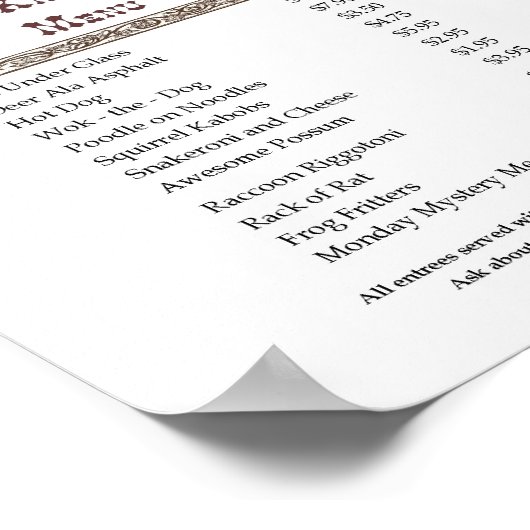 Roadkill Poster (Hoek)