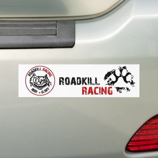 Roadkill Racing Bumpersticker (Op auto)