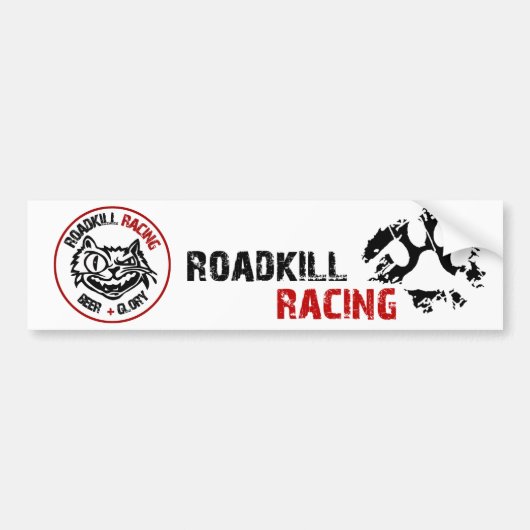 Roadkill Racing Bumpersticker (Voorkant)