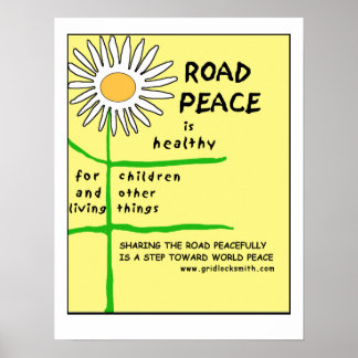 RoadPeace-gezond Poster