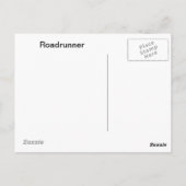 Roadrunner Bird Briefkaart (Achterkant)
