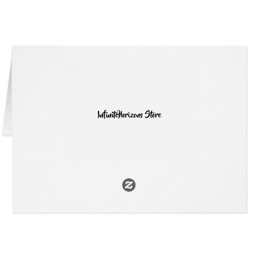 Roadrunner Blank Greeting Card + White Envelope (Achterkant Horizontaal)