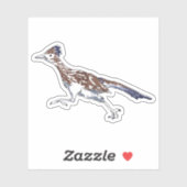 Roadrunner Custom-Cut Vinyl Sticker (Vel)