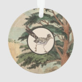 Roadrunner dans l'illustration d'habitat naturel (dos)
