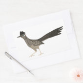 Roadrunner-gekleurde potloodtekening rechthoekige sticker (Envelop)