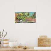 Roadrunner in de woestijn poster (Keuken)