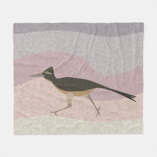 Roadrunner Medium Fleece Blanket (Voorkant (Horizontaal))