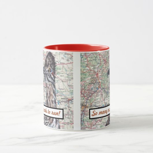 Roadrunner New Mexico Map Santa Fe Humor Highways Mok (Midden)