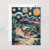 Roadrunner of Joshua Tree Van Gogh Night Custom Briefkaart (Voorkant / Achterkant)