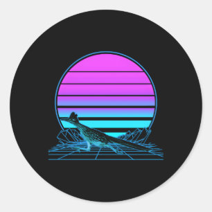 Roadrunner Pastel Gothic Vaporwave Ronde Sticker