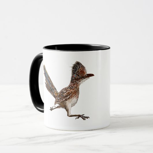 Roadrunner Road Runner Bird Mok (Voorkant links)