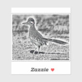 Roadrunner Sketch Sticker (Vel)