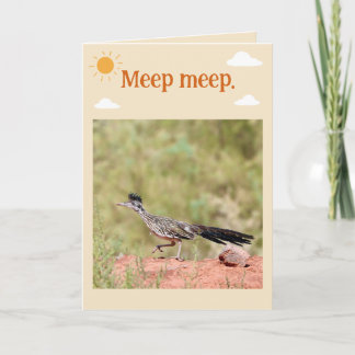 Roadrunner Vouw Verjaardagskaart Kaart