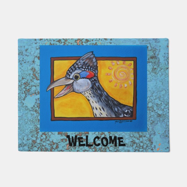 Roadrunner Welcome Deur Mat Southwest Persoonlijk (Voorkant)