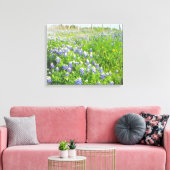 Roadside Bluebonnets Stretted Canvas Afdruk (Insitu (Woonkamer))