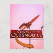 Roadside Neon Briefkaart (Voorkant)