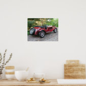 Roadster Alfa Romeo 1750 1929 Poster (Keuken)