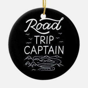 roadtrip kapitein I Keramisch Ornament
