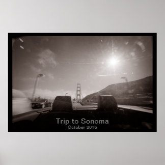 Roadtrip naar Sonoma Poster