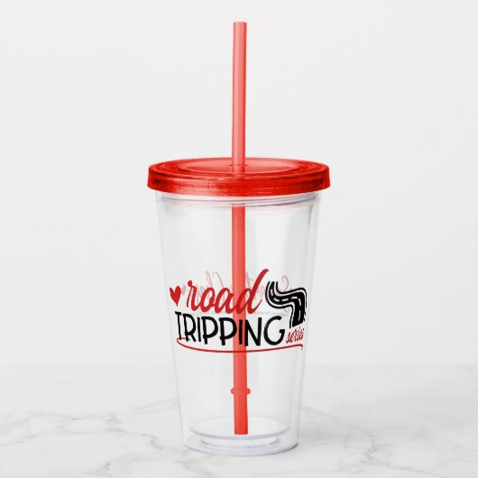 RoadTripping Tumbler Acryl Drinkbeker (Voorkant)