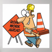 Roadway Worker Poster (Voorkant)