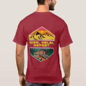Roam, Relax, Répéter RV Camping T-shirt Style de v (Dos)