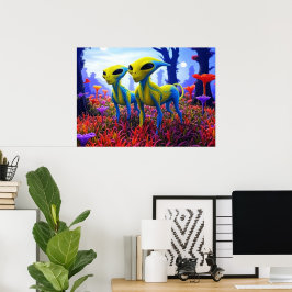 Roaming  Free AI Aliens  Poster