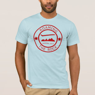 Roaming The Rock Passport Stamp from the Skyclub T-shirt