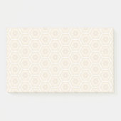 Roamy Peach Pattern Post-It Notes 6 X 10 (Voorkant)