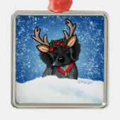 Roan Brittany Reindeer Metal Ornament (Voorkant)